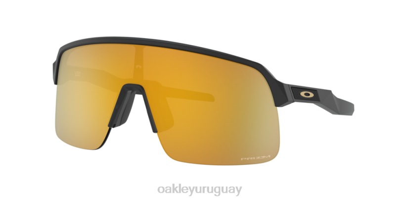Oakley sutro lite (ajuste de puente bajo) XT4H447 gafas Lentes prizm 24k, montura negra mate.