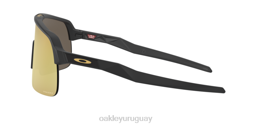 Oakley sutro lite (ajuste de puente bajo) XT4H447 gafas Lentes prizm 24k, montura negra mate.