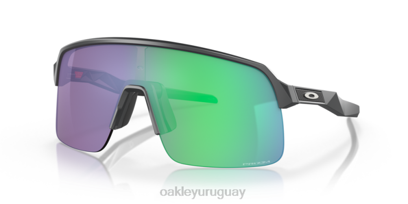 Oakley sutro lite (ajuste de puente bajo) XT4H448 gafas lentes prizm jade, montura de carbono mate
