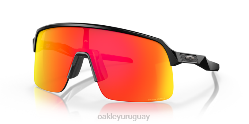 Oakley sutro lite (ajuste de puente bajo) XT4H449 gafas Lentes prizm ruby, montura negra mate.