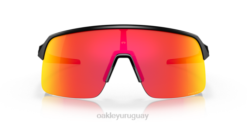 Oakley sutro lite (ajuste de puente bajo) XT4H449 gafas Lentes prizm ruby, montura negra mate.