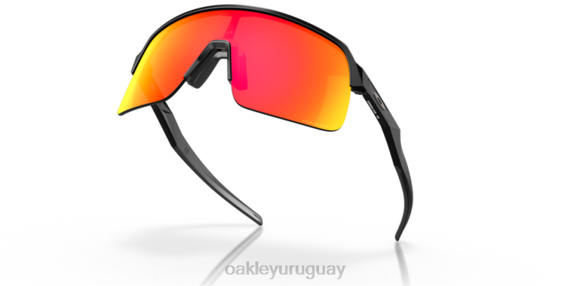 Oakley sutro lite (ajuste de puente bajo) XT4H449 gafas Lentes prizm ruby, montura negra mate.