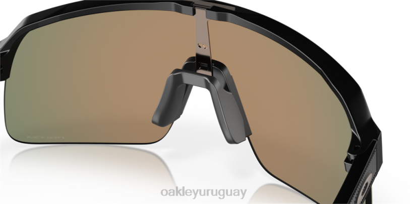 Oakley sutro lite (ajuste de puente bajo) XT4H449 gafas Lentes prizm ruby, montura negra mate.
