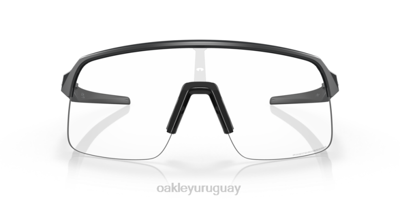 Oakley sutro lite (ajuste de puente bajo) XT4H453 gafas Lentes fotocromáticas de iridio de transparente a negro, montura de carbono mate