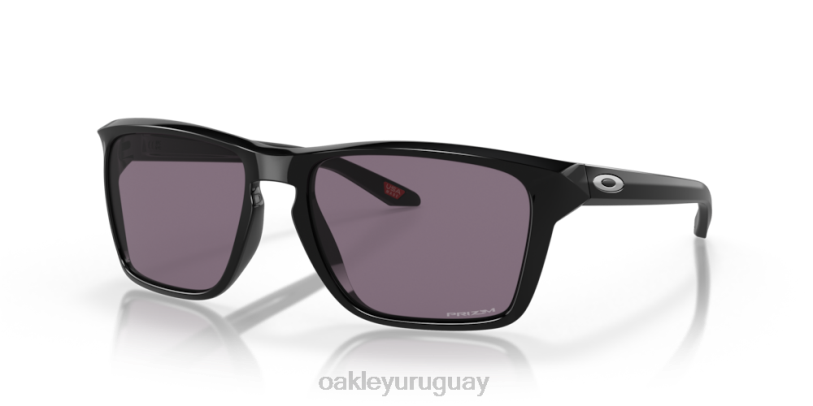 Oakley sylas (ajuste de puente bajo) XT4H958 gafas lentes gris prizm, montura negra pulida