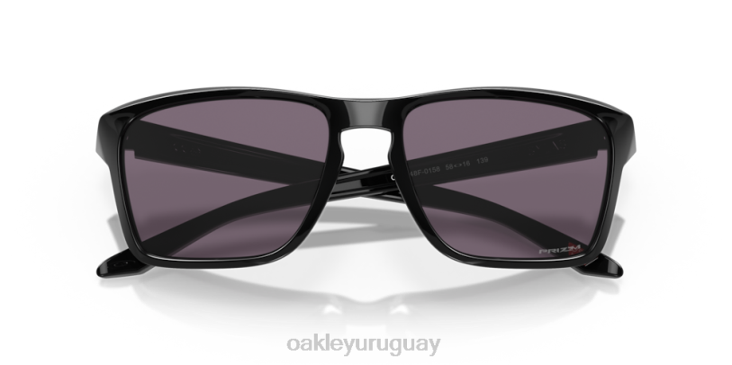 Oakley sylas (ajuste de puente bajo) XT4H958 gafas lentes gris prizm, montura negra pulida