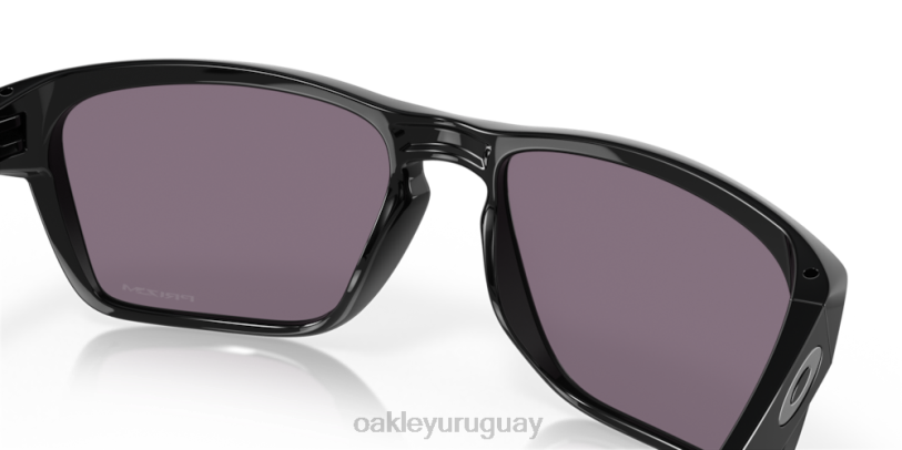 Oakley sylas (ajuste de puente bajo) XT4H958 gafas lentes gris prizm, montura negra pulida