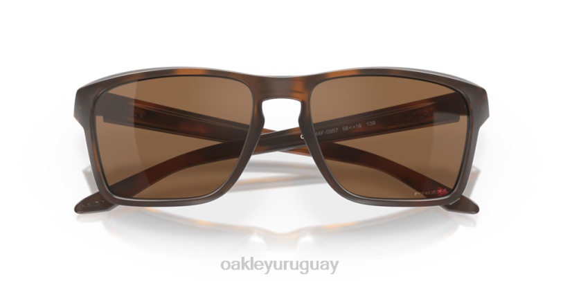 Oakley sylas (ajuste de puente bajo) XT4H963 gafas lentes prizm bronce, montura carey marrón mate