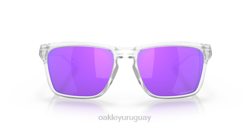 Oakley sylas (ajuste de puente bajo) XT4H965 gafas lentes prizm violeta, montura transparente mate