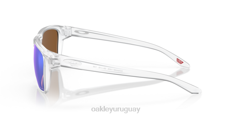 Oakley sylas (ajuste de puente bajo) XT4H965 gafas lentes prizm violeta, montura transparente mate