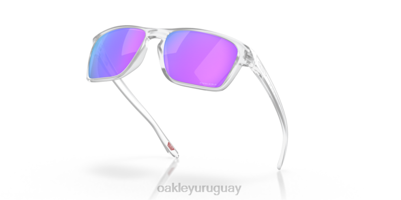 Oakley sylas (ajuste de puente bajo) XT4H965 gafas lentes prizm violeta, montura transparente mate