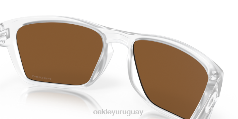 Oakley sylas (ajuste de puente bajo) XT4H965 gafas lentes prizm violeta, montura transparente mate