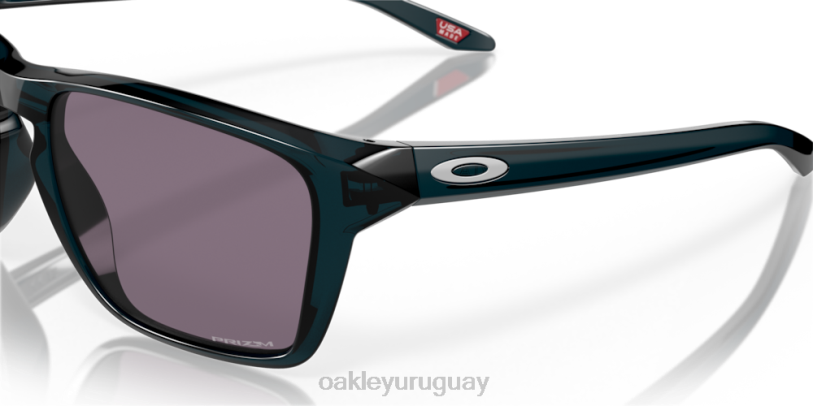Oakley sylas (ajuste de puente bajo) XT4H966 gafas lentes gris prizm, montura trans poseidon