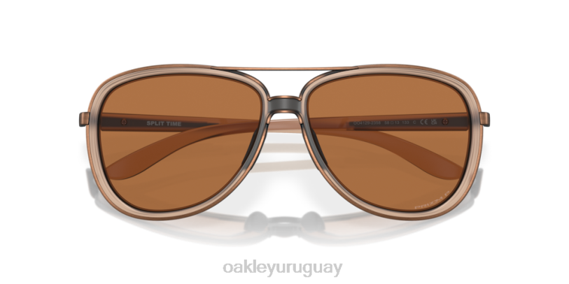 Oakley tiempo fraccionado XT4H442 gafas lentes polarizadas prizm bronce, montura sepia mate