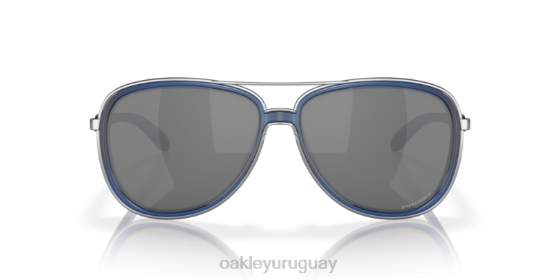 Oakley tiempo fraccionado XT4H443 gafas lentes prizm negro, montura azul transparente mate