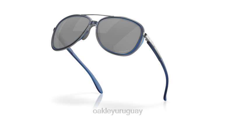 Oakley tiempo fraccionado XT4H443 gafas lentes prizm negro, montura azul transparente mate