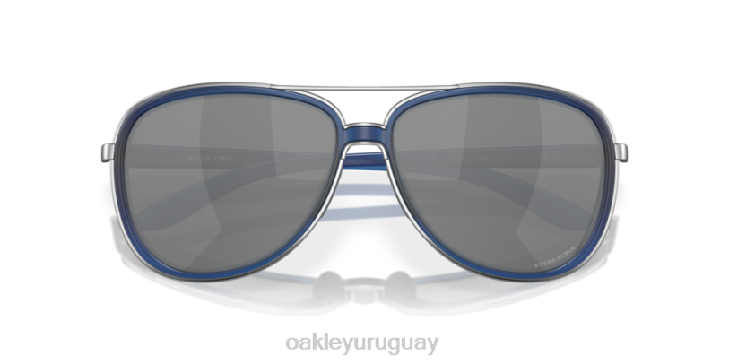 Oakley tiempo fraccionado XT4H443 gafas lentes prizm negro, montura azul transparente mate