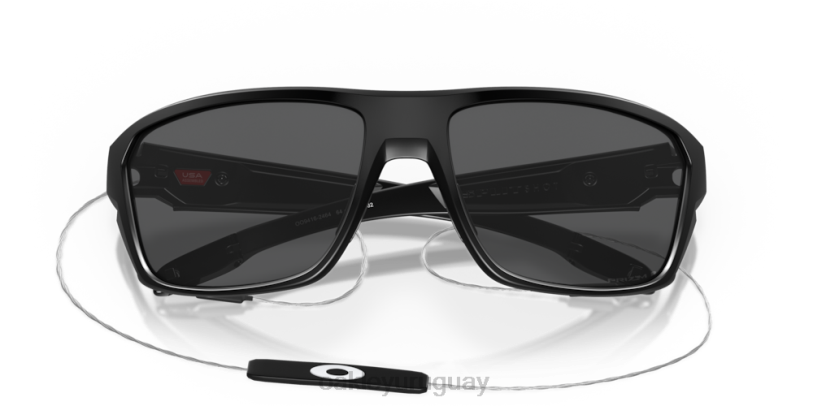 Oakley tiro dividido XT4H301 gafas lentes prizm polarizadas negras, montura negra mate