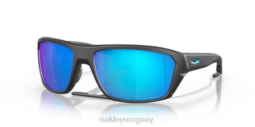 Oakley tiro dividido XT4H302 gafas lentes polarizadas prizm sapphire, montura negra mate