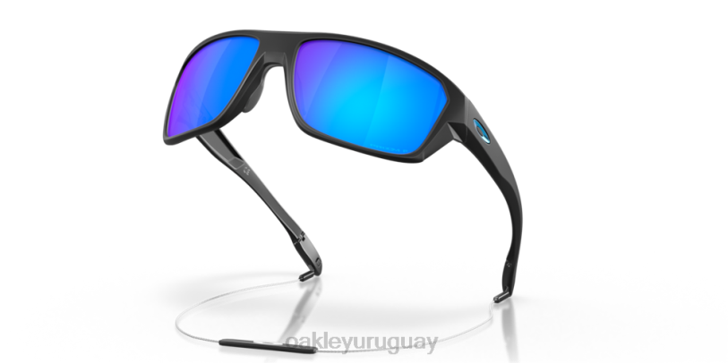 Oakley tiro dividido XT4H302 gafas lentes polarizadas prizm sapphire, montura negra mate