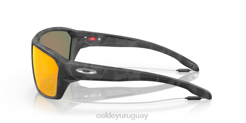 Oakley tiro dividido XT4H303 gafas Lentes prizm ruby, montura camo negro mate
