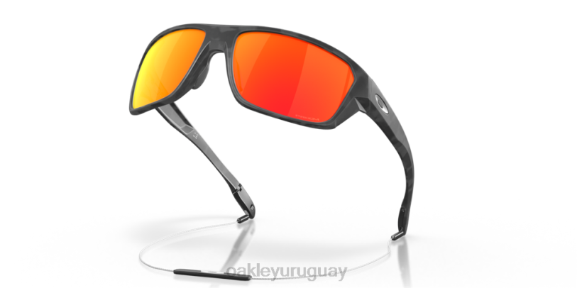 Oakley tiro dividido XT4H303 gafas Lentes prizm ruby, montura camo negro mate
