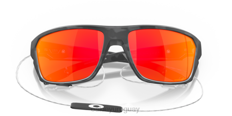 Oakley tiro dividido XT4H303 gafas Lentes prizm ruby, montura camo negro mate