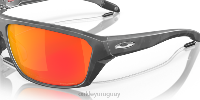 Oakley tiro dividido XT4H303 gafas Lentes prizm ruby, montura camo negro mate
