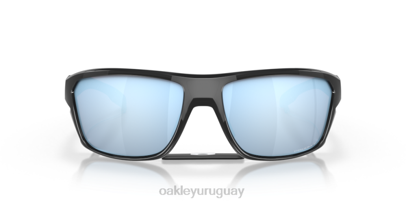 Oakley tiro dividido XT4H304 gafas lentes prizm polarizadas de agua profunda, montura de tinta negra