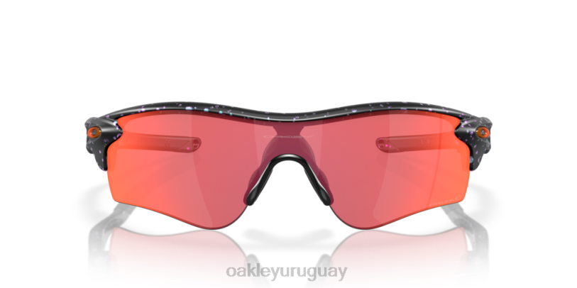 Oakley trayectoria de radarlock (ajuste de puente bajo) colección ascendiente XT4H720 gafas Lentes prizm trail torch, montura con salpicaduras de color verde mate y morado