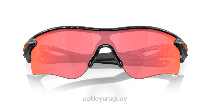 Oakley trayectoria de radarlock (ajuste de puente bajo) colección ascendiente XT4H720 gafas Lentes prizm trail torch, montura con salpicaduras de color verde mate y morado