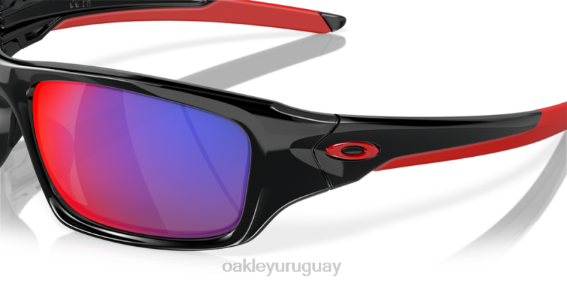 Oakley válvula XT4H774 gafas lentes de iridio rojo positivo, montura negra pulida