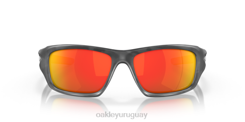 Oakley válvula XT4H778 gafas Lentes polarizadas Ruby Iridium, montura de camuflaje negro mate.