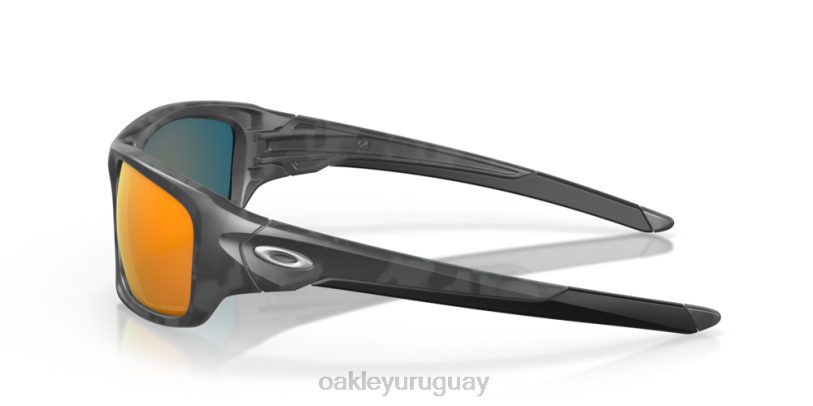 Oakley válvula XT4H778 gafas Lentes polarizadas Ruby Iridium, montura de camuflaje negro mate.