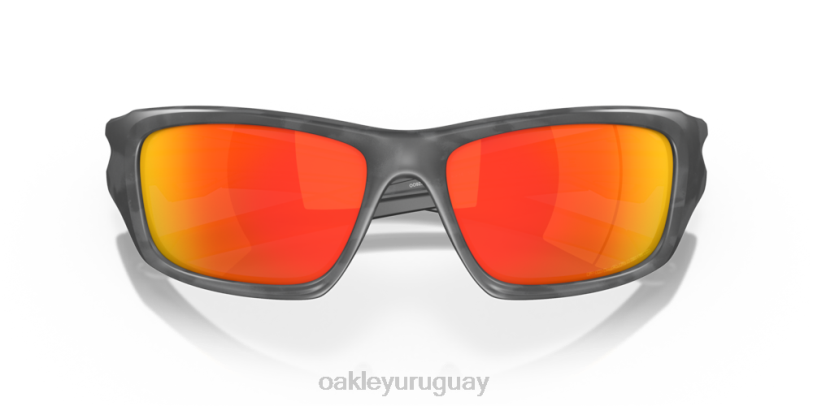 Oakley válvula XT4H778 gafas Lentes polarizadas Ruby Iridium, montura de camuflaje negro mate.