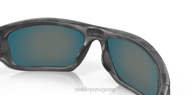 Oakley válvula XT4H778 gafas Lentes polarizadas Ruby Iridium, montura de camuflaje negro mate.
