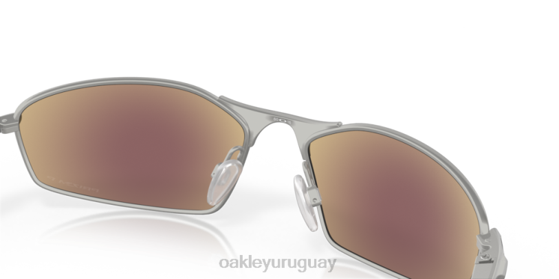 Oakley bigote XT4H365 gafas lentes polarizadas prizm sapphire, montura cromada satinada