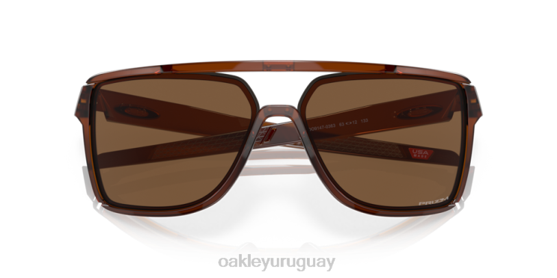 Oakley castillo XT4H208 gafas lentes prizm bronce, montura rootbeer