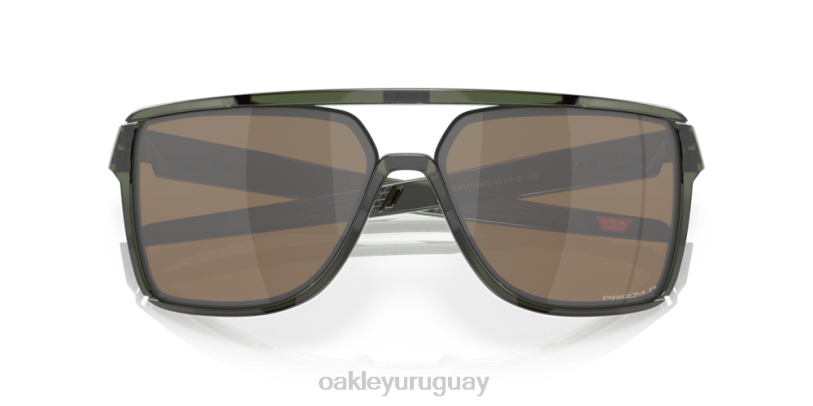 Oakley castillo XT4H209 gafas lentes polarizadas prizm tungsteno, montura tinta oliva