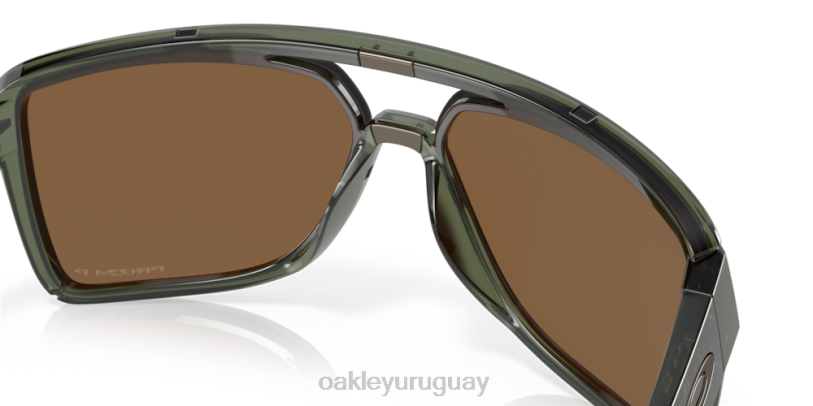Oakley castillo XT4H209 gafas lentes polarizadas prizm tungsteno, montura tinta oliva