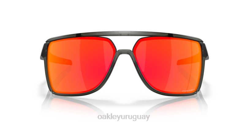 Oakley castillo XT4H210 gafas Lentes prizm ruby, montura gris humo mate