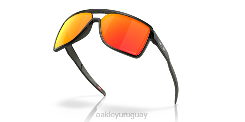 Oakley castillo XT4H210 gafas Lentes prizm ruby, montura gris humo mate