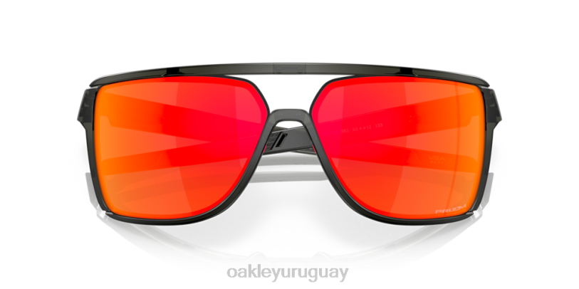 Oakley castillo XT4H210 gafas Lentes prizm ruby, montura gris humo mate