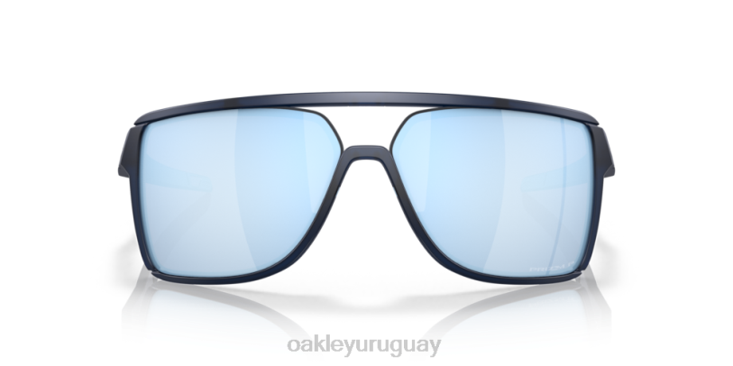 Oakley castillo XT4H211 gafas Lentes prizm polarizadas de agua profunda, montura azul translúcida mate