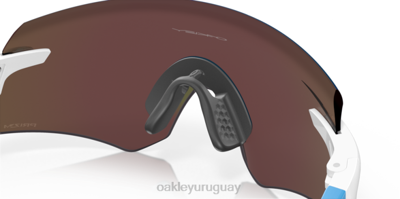 Oakley codificador XT4H1046 gafas Lentes Prizm de zafiro, montura blanca pulida.