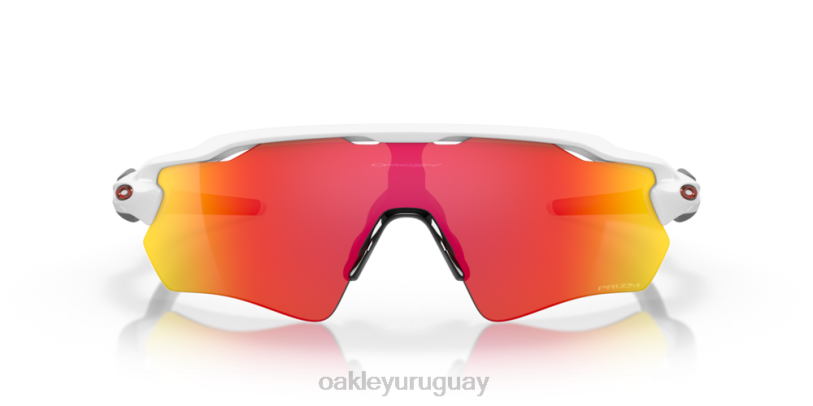 Oakley colores del equipo radar ev path XT4H35 gafas Lentes Prizm Ruby, montura blanca pulida.