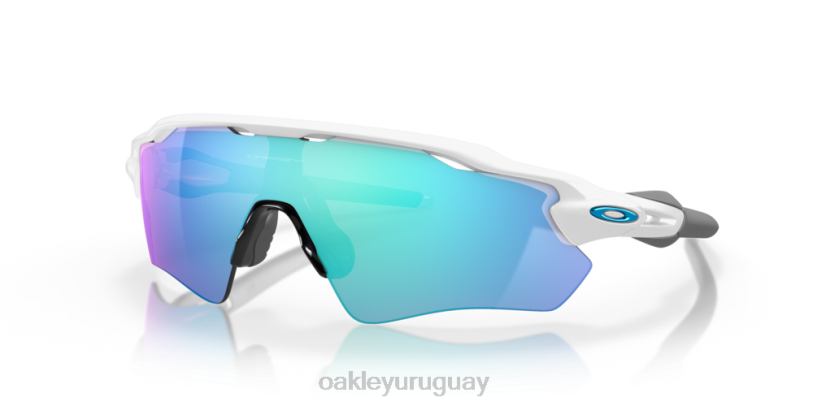 Oakley colores del equipo radar ev path XT4H36 gafas Lentes Prizm de zafiro, montura blanca pulida.