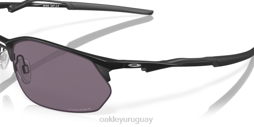 Oakley grifo de alambre 2.0 XT4H375 gafas lentes gris prizm, montura negra satinada