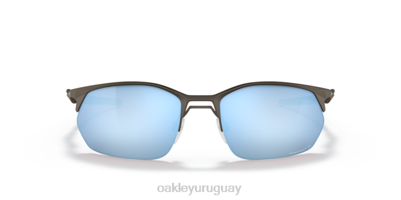Oakley grifo de alambre 2.0 XT4H379 gafas Lentes polarizadas Prizm Deep Water, montura de plomo satinado.