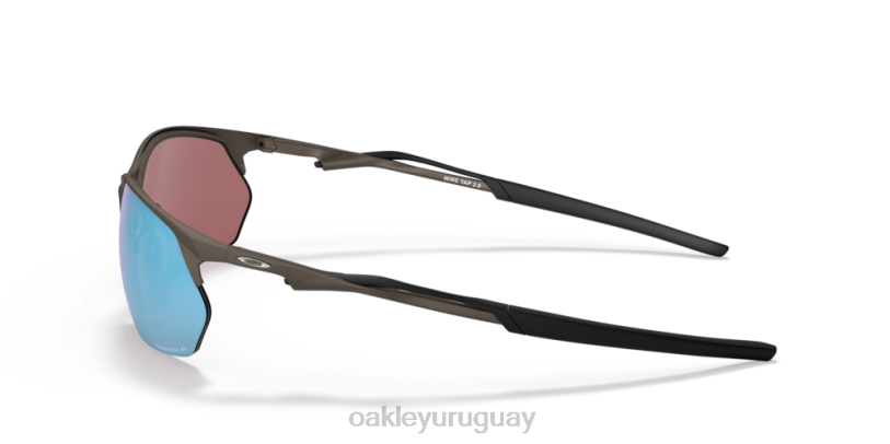 Oakley grifo de alambre 2.0 XT4H379 gafas Lentes polarizadas Prizm Deep Water, montura de plomo satinado.